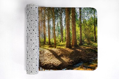 Bath rug Landscape Forest