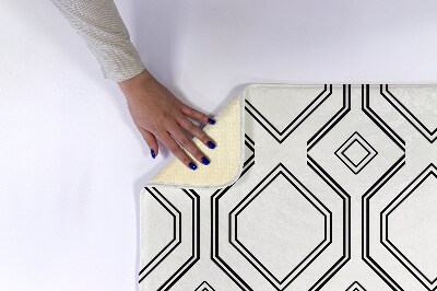 Bath mat Square patterns