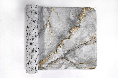 Bath mat Gray marble