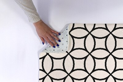 Non slip bath mat Geometric pattern