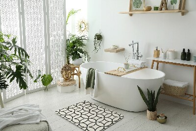 Non slip bath mat Geometric pattern