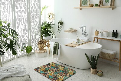 Bath rug Colorful Geometric Patterns