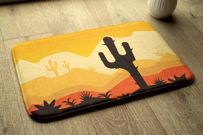 Bathroom rug Cactus Desert