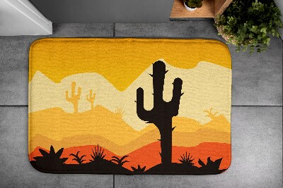 Bathroom rug Cactus Desert