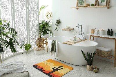 Bathroom rug Cactus Desert