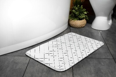 Bathroom carpet Geometric pattern