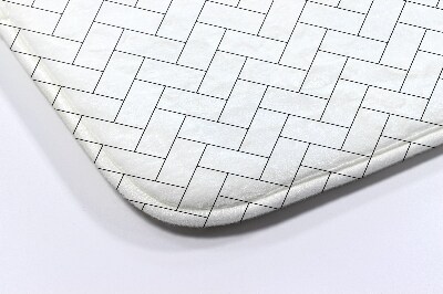 Bathroom mat Rectangles Pattern