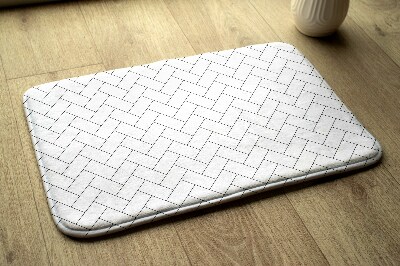 Bathroom mat Rectangles Pattern