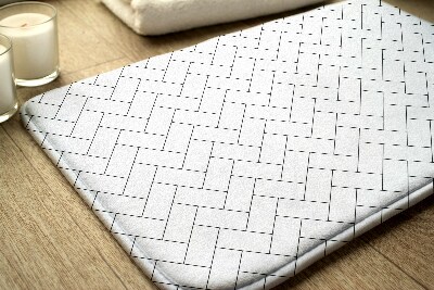 Bathroom mat Rectangles Pattern