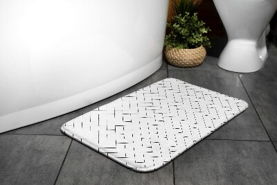 Bathroom mat Rectangles Pattern