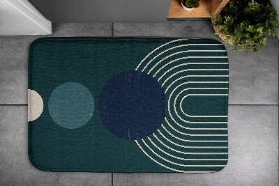 Bathroom rug Geometric Pattern