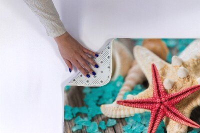 Bathroom mat Starfish Shells