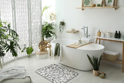 Bathroom rug Stones