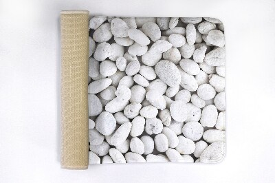 Bathroom rug Stones