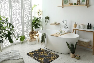 Non slip shower mat Gold Plants