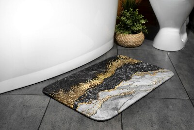 Bathroom mat Golden Marble