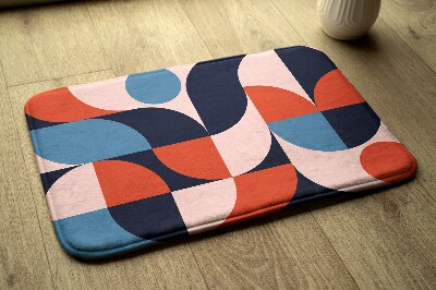 Bath rug Geometric pattern