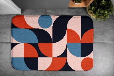 Bath rug Geometric pattern