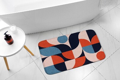 Bath rug Geometric pattern