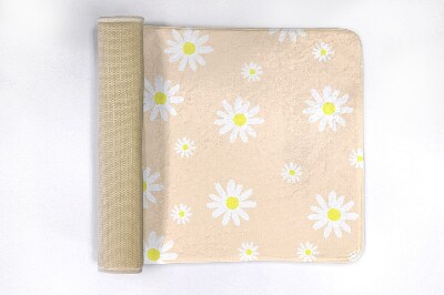 Non slip shower mat Flowers pattern