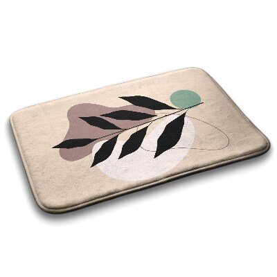 Non slip bath mat Leaf