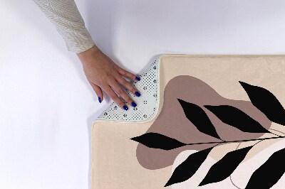 Non slip bath mat Leaf