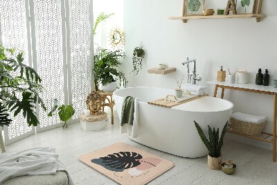 Bathmat Monstera leaf