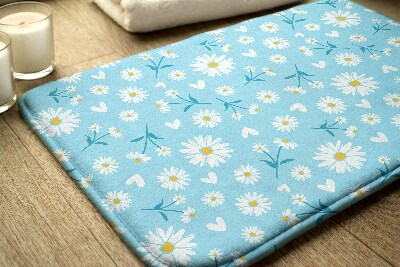 Bathroom mat Floral pattern