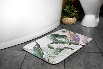 Bath mat Leaves