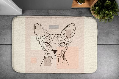 Bath rug Cat Sphinx