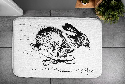 Bathroom carpet Hare Animals