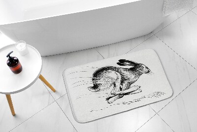 Bathroom carpet Hare Animals