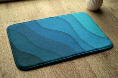 Non slip shower mat Blue Gradient