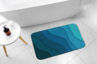 Non slip shower mat Blue Gradient