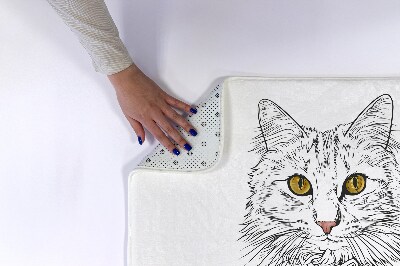 Bathmat Cat Animals