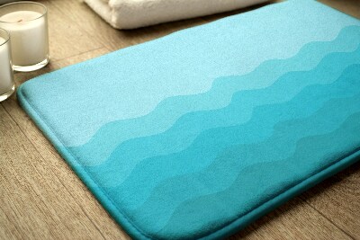 Bath rug Geometric Waves