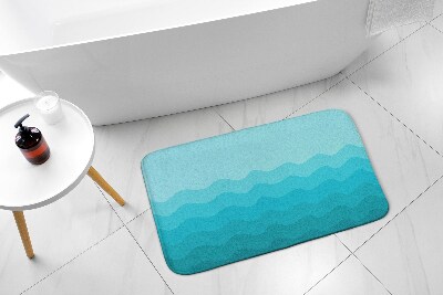 Bath rug Geometric Waves