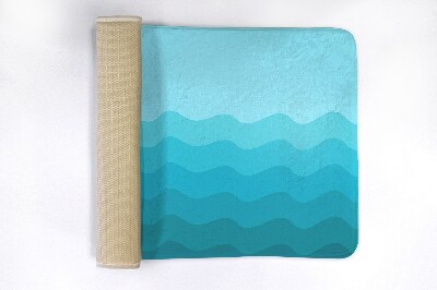 Bath rug Geometric Waves