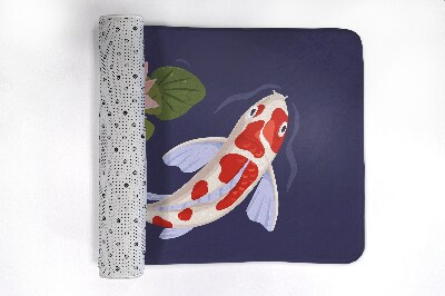 Bath mat Koi fish