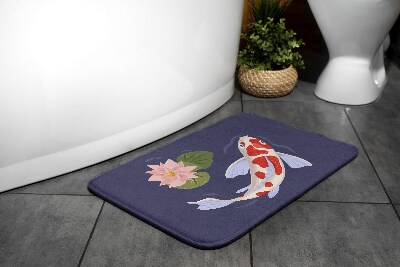 Bath mat Koi fish