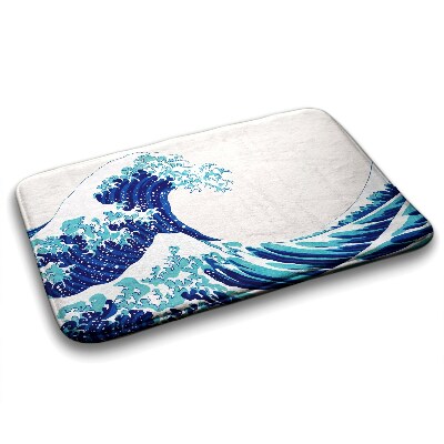 Non slip bath mat Wave Ocean Sea