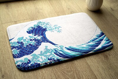 Non slip bath mat Wave Ocean Sea