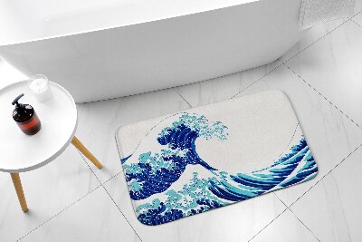 Non slip bath mat Wave Ocean Sea