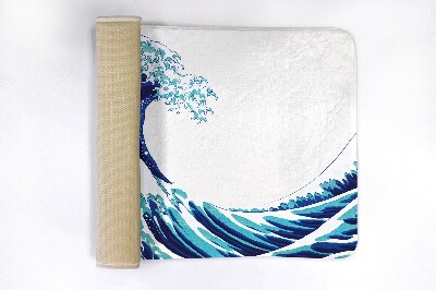 Non slip bath mat Wave Ocean Sea