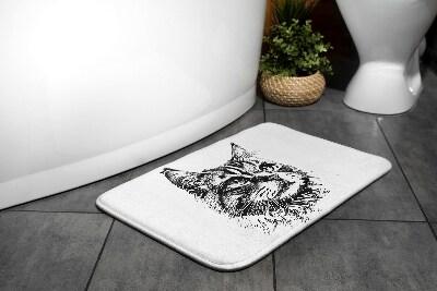 Bath mat Cat Animals