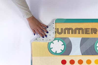 Bathroom mat Retro cassette