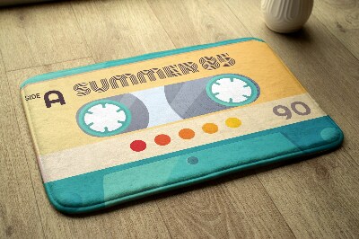 Bathroom mat Retro cassette