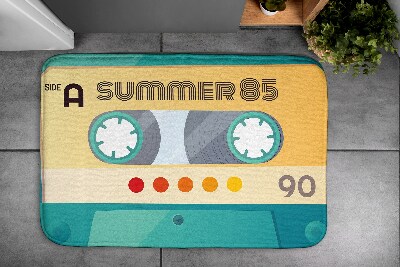 Bathroom mat Retro cassette