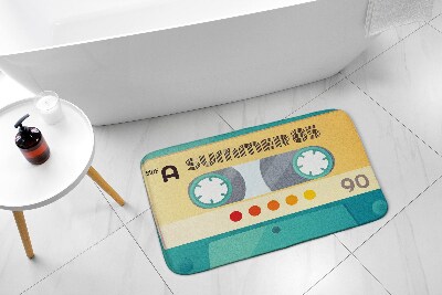 Bathroom mat Retro cassette