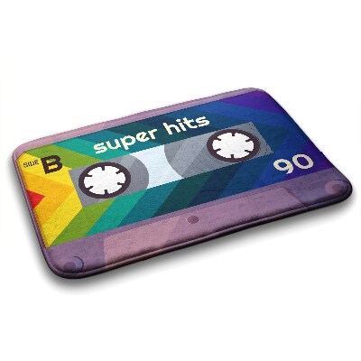 Bath rug Retro Rainbow Cassette